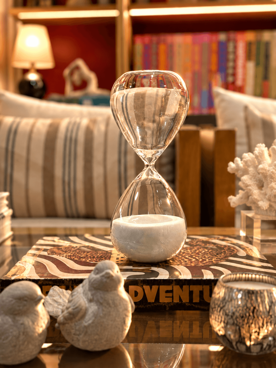 Reloj De Arena Blanco 1 Hora