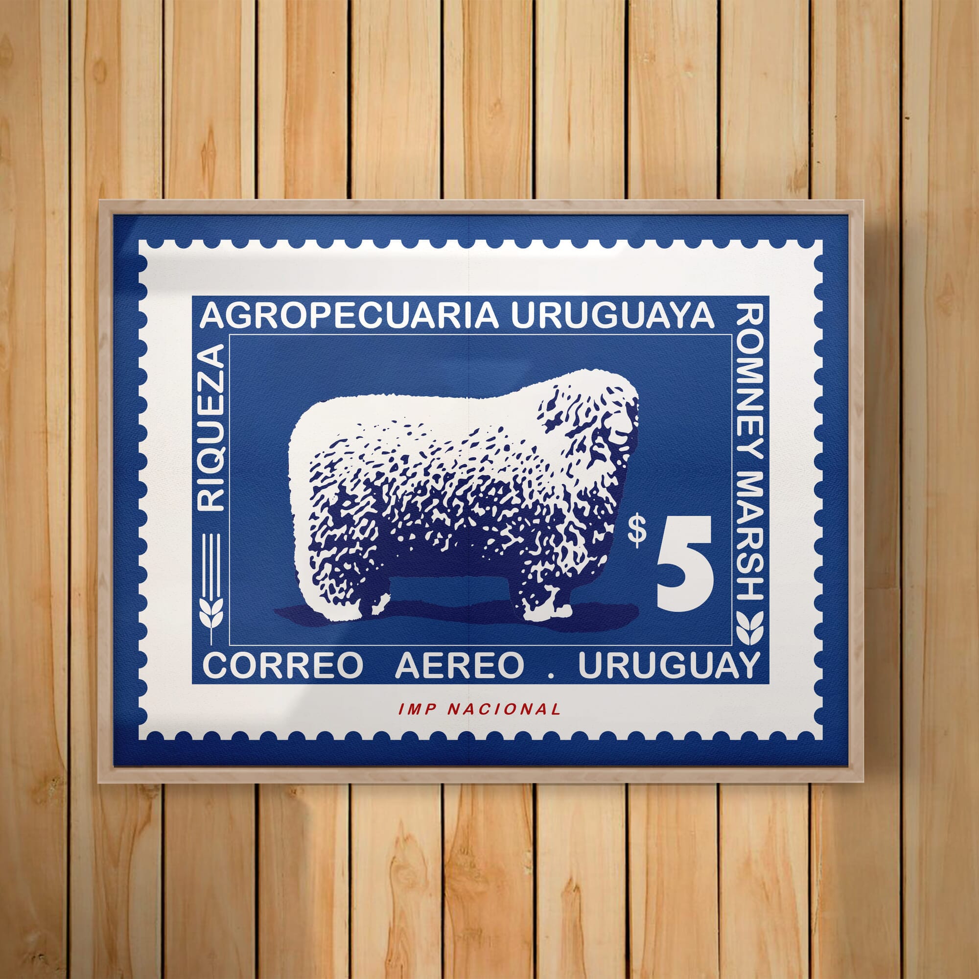 Cuadro Estampilla Agropecuaria