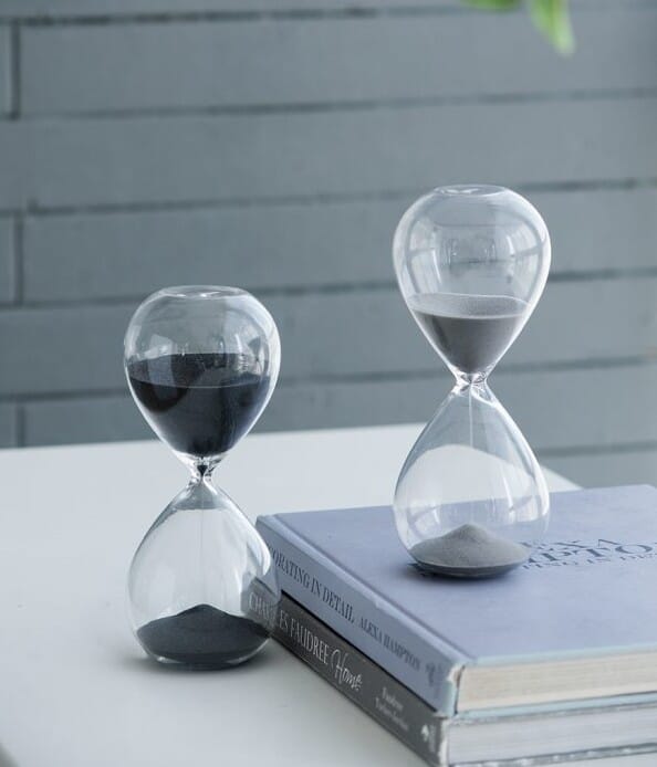 Reloj De Arena Negra 30 Minutos