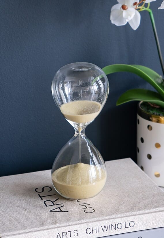 Reloj de Arena 30min Dorado