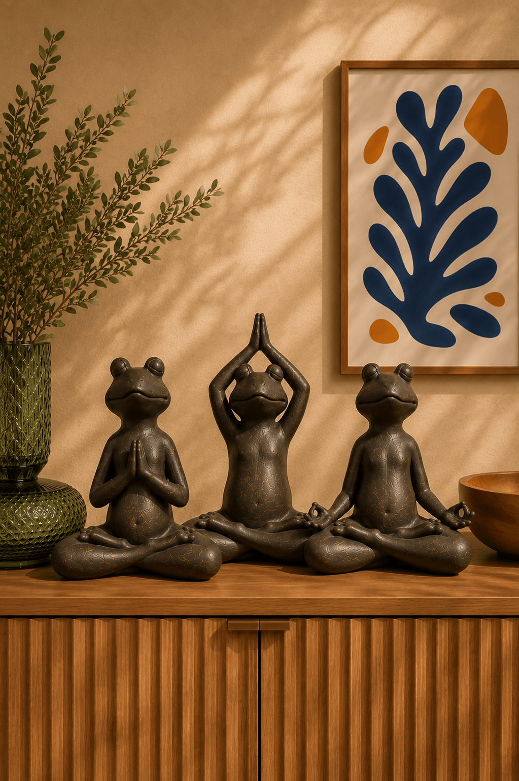 Set de 3 Ranas Zen