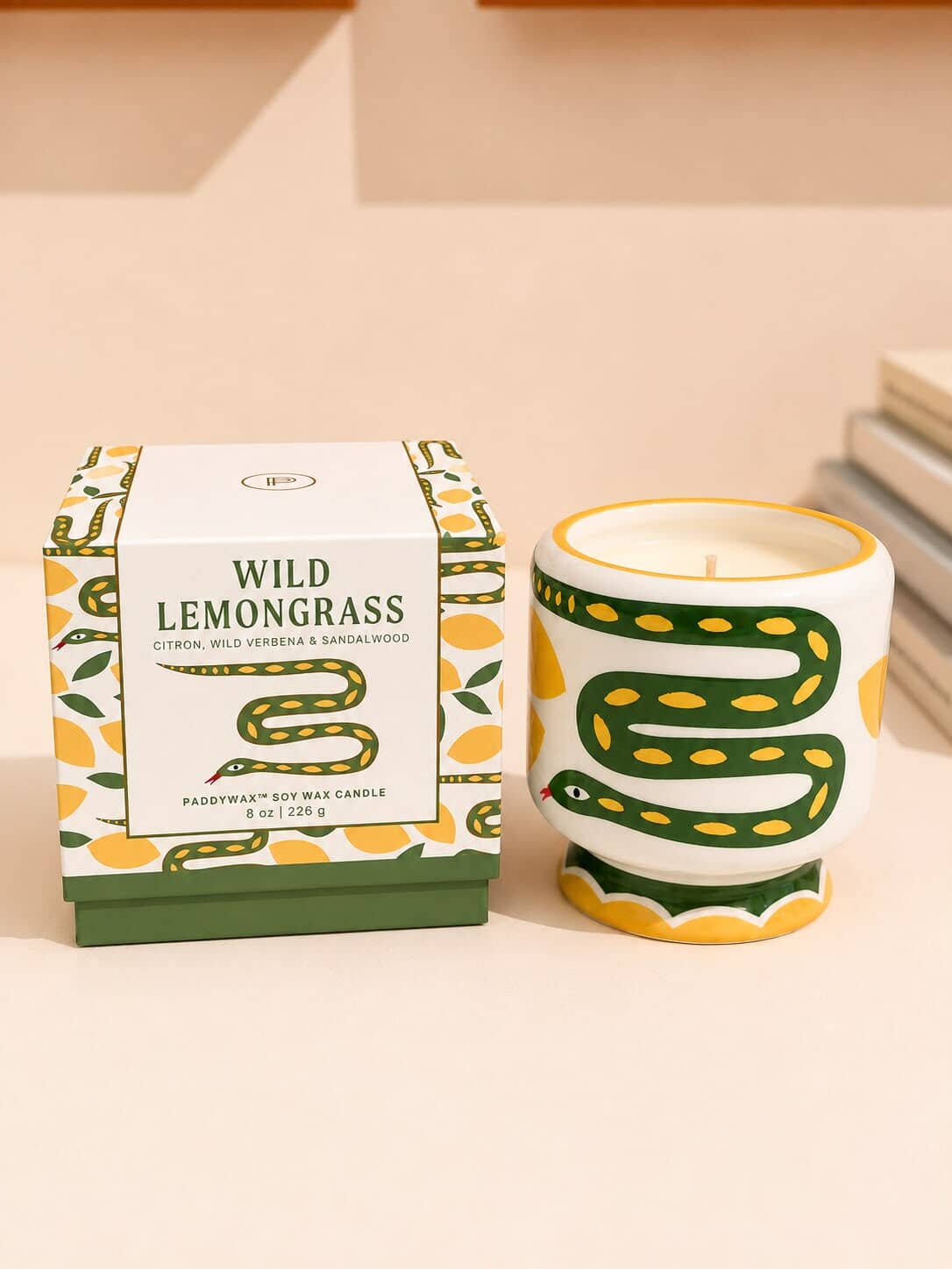 vela ceramica serpiente