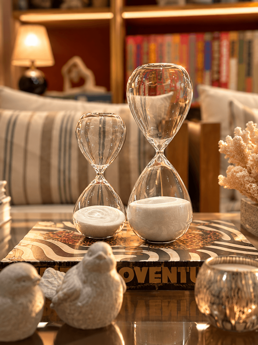 Reloj De Arena Blanco 1 Hora
