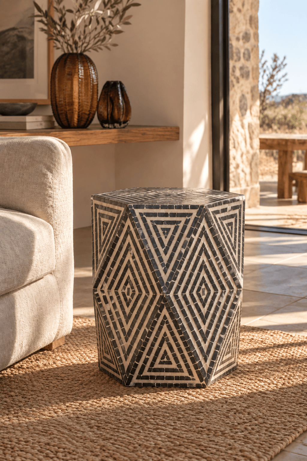 Stool Geometrico
