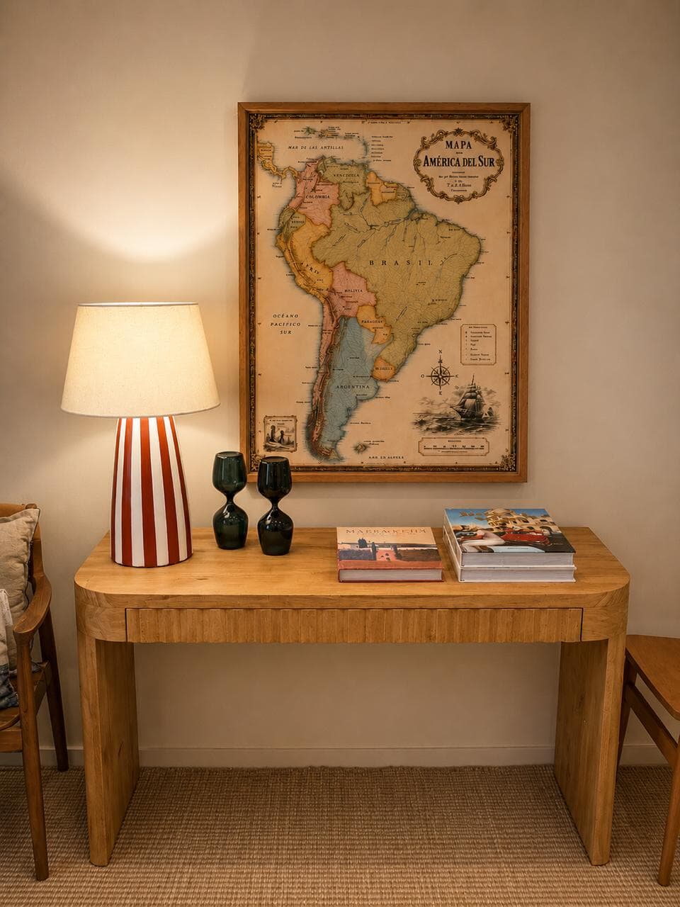 Cuadro Mapa América