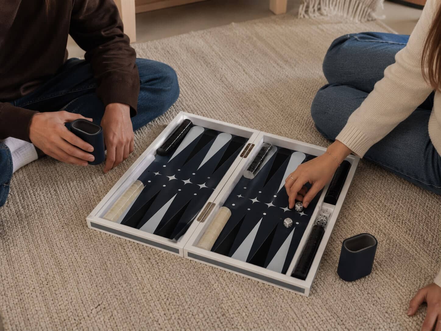 Backgammon laqueado
