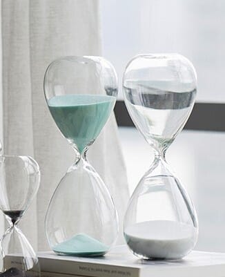 Reloj de Arena Blanco 60min