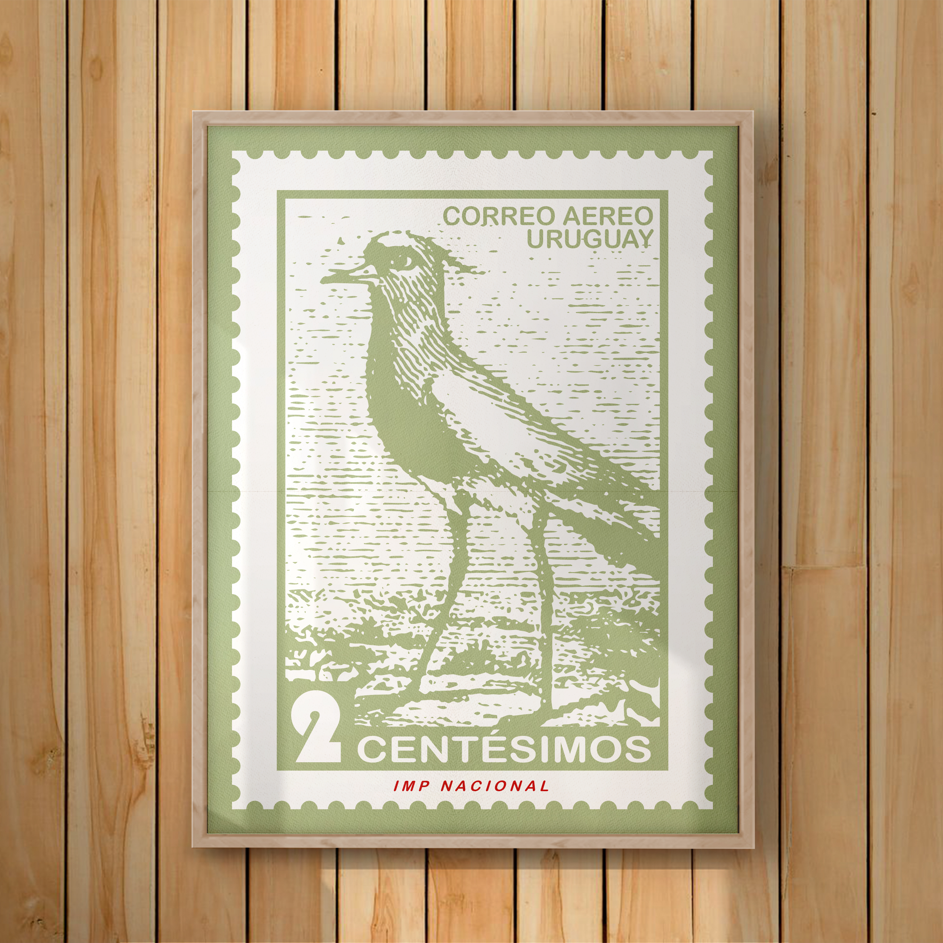 Cuadro Estampilla Tero