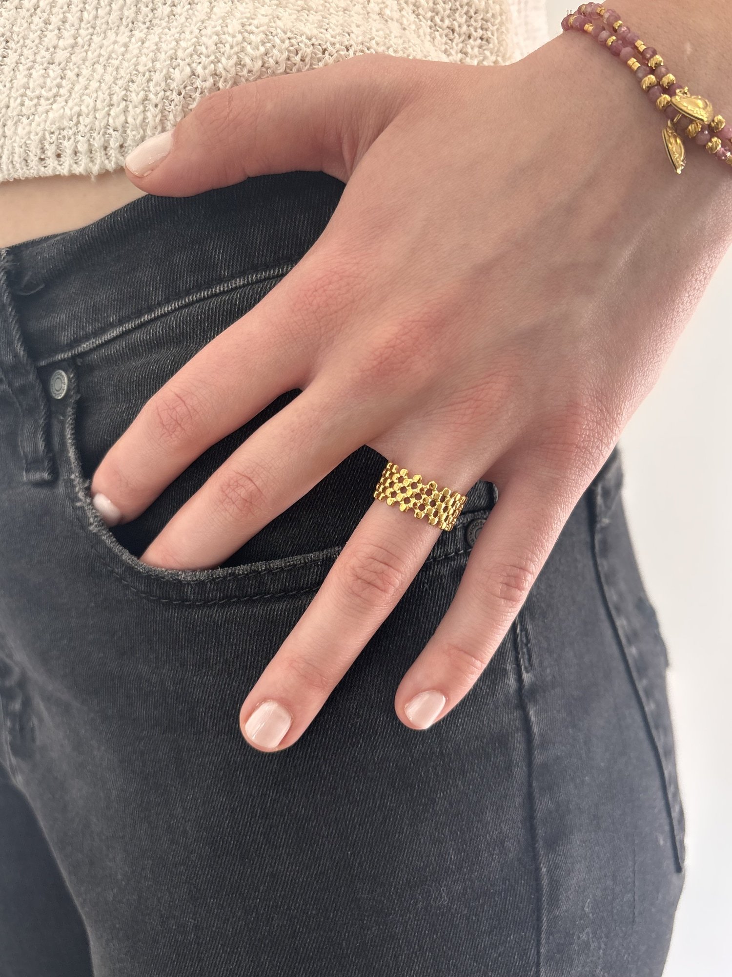 Anillo malla