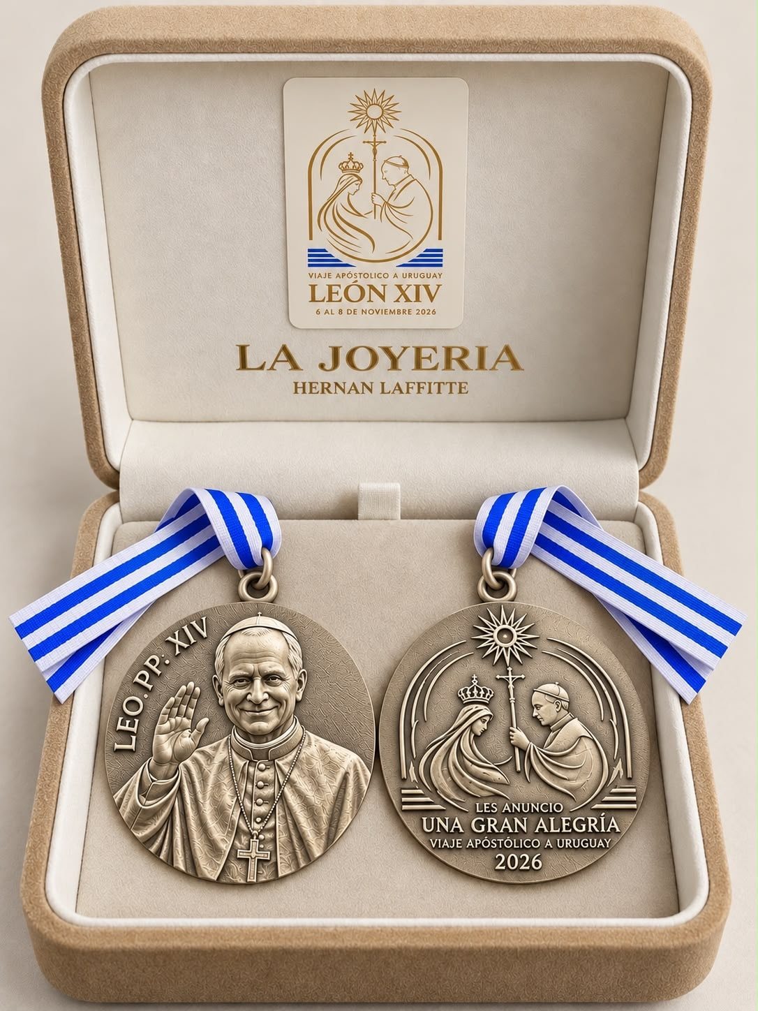 Medalla Papa León XIV