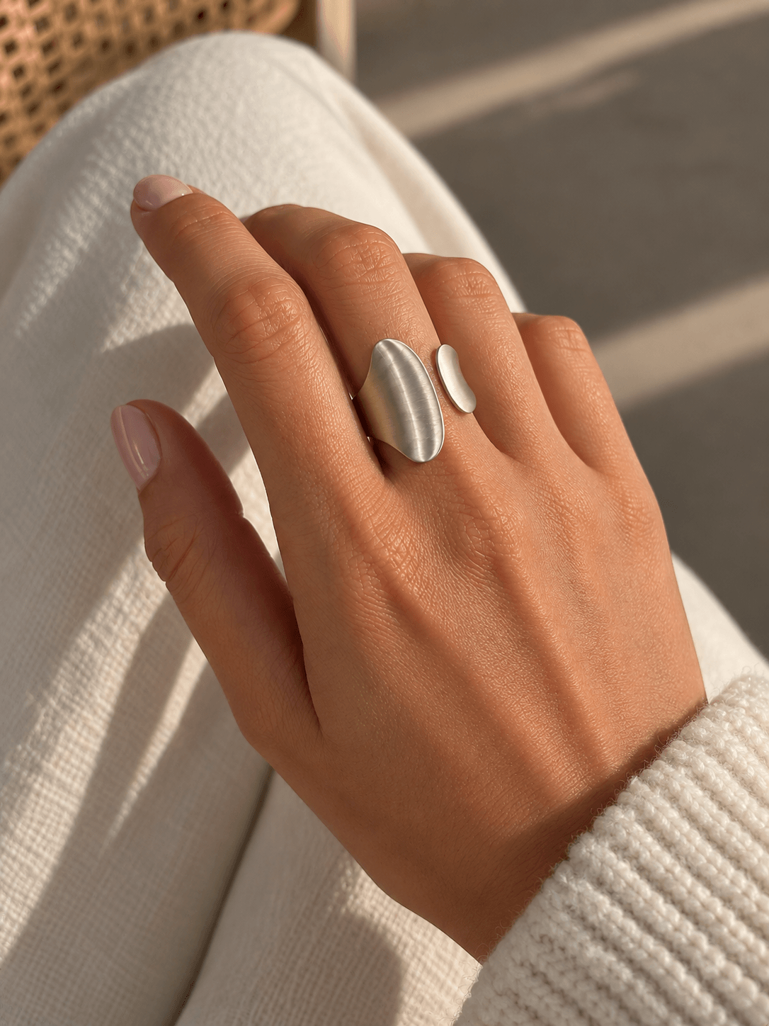 Anillo Palmera Terminación matte
