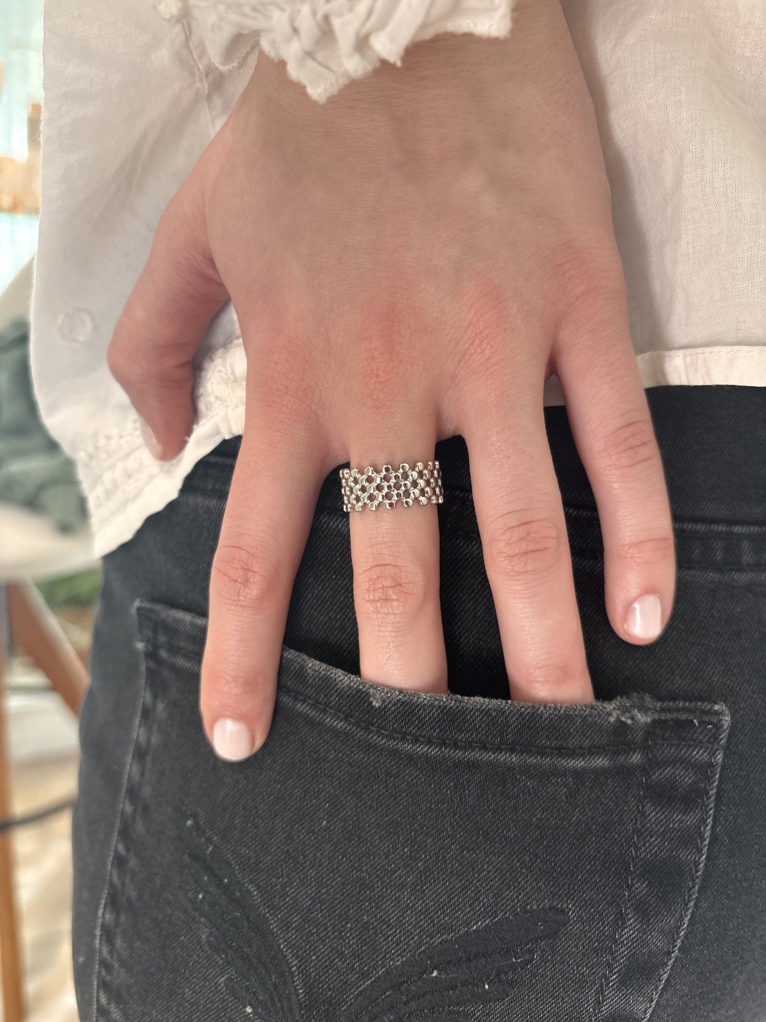 Anillo malla