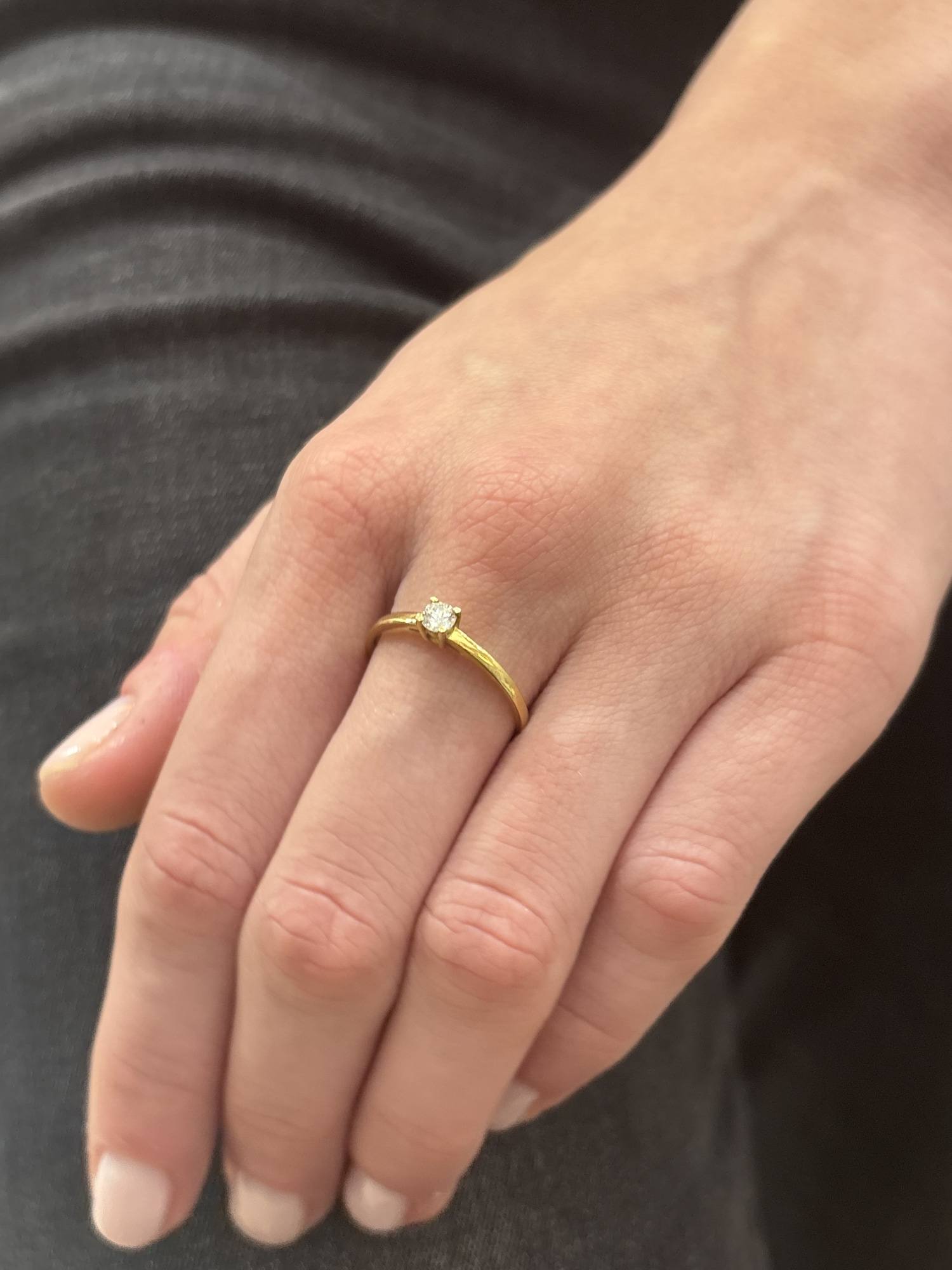 Anillo solitario