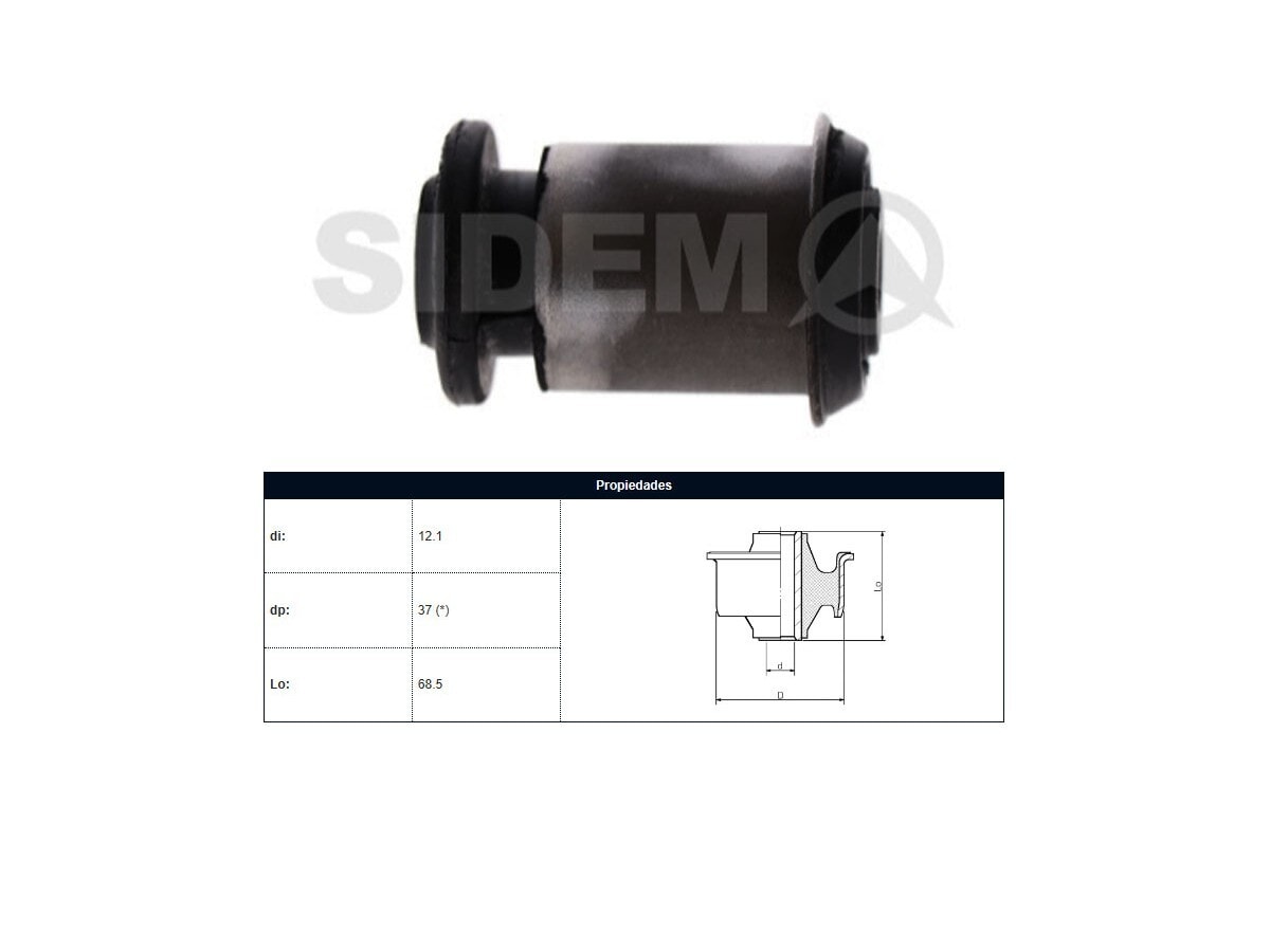 Buje Chevrolet Tracker Ii Nafta 13-16 Der/Izq