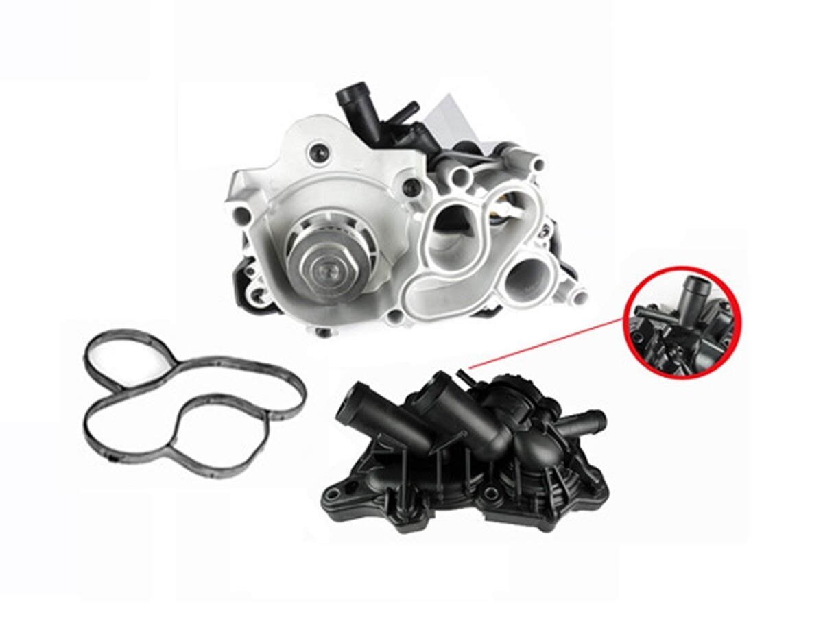 Bomba Agua c/Carcaza Audi A1/Q2 Basic Q3/A4/A3 Seat Ibiza V Arona Leon Sc Volks Fox Tiguan Saveiro Cross Polo New Beetle Golf Suran Virtus Nivus T-Cross Cross Fox Up 10-25