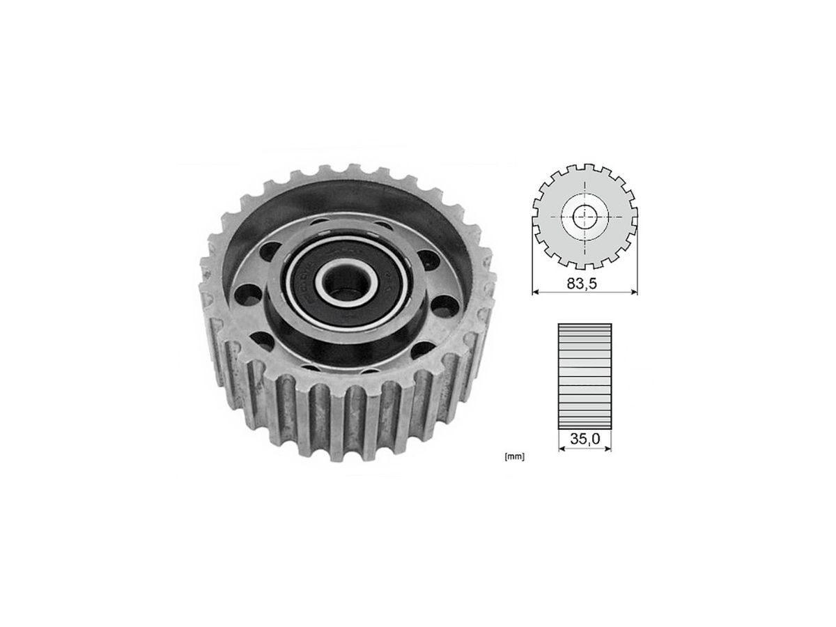 Tensor Guia Correa Dist. Toyota Hilux Hiace Diesel 89-04