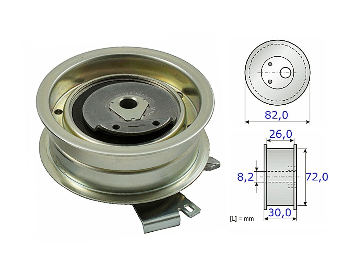 Tensor Correa Distribucion Audi A3 Volks Bora Golf New Beetle 1.6/2.0 96-25
