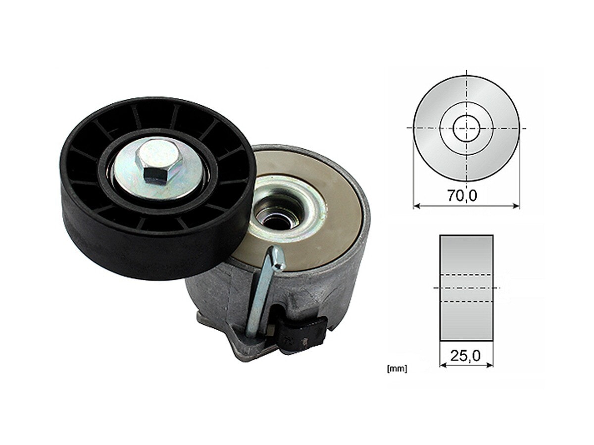 Tensor Correa Accesorios Iveco Daily 35S14 Chasis Cabina Abs (Bra)/Daily 55C17 Chasis Cabina R.Doble Abs Daily 40S14 Chasis Cabina R.Simple Furgon Daily 70C17 Chasis Cabina 13-25