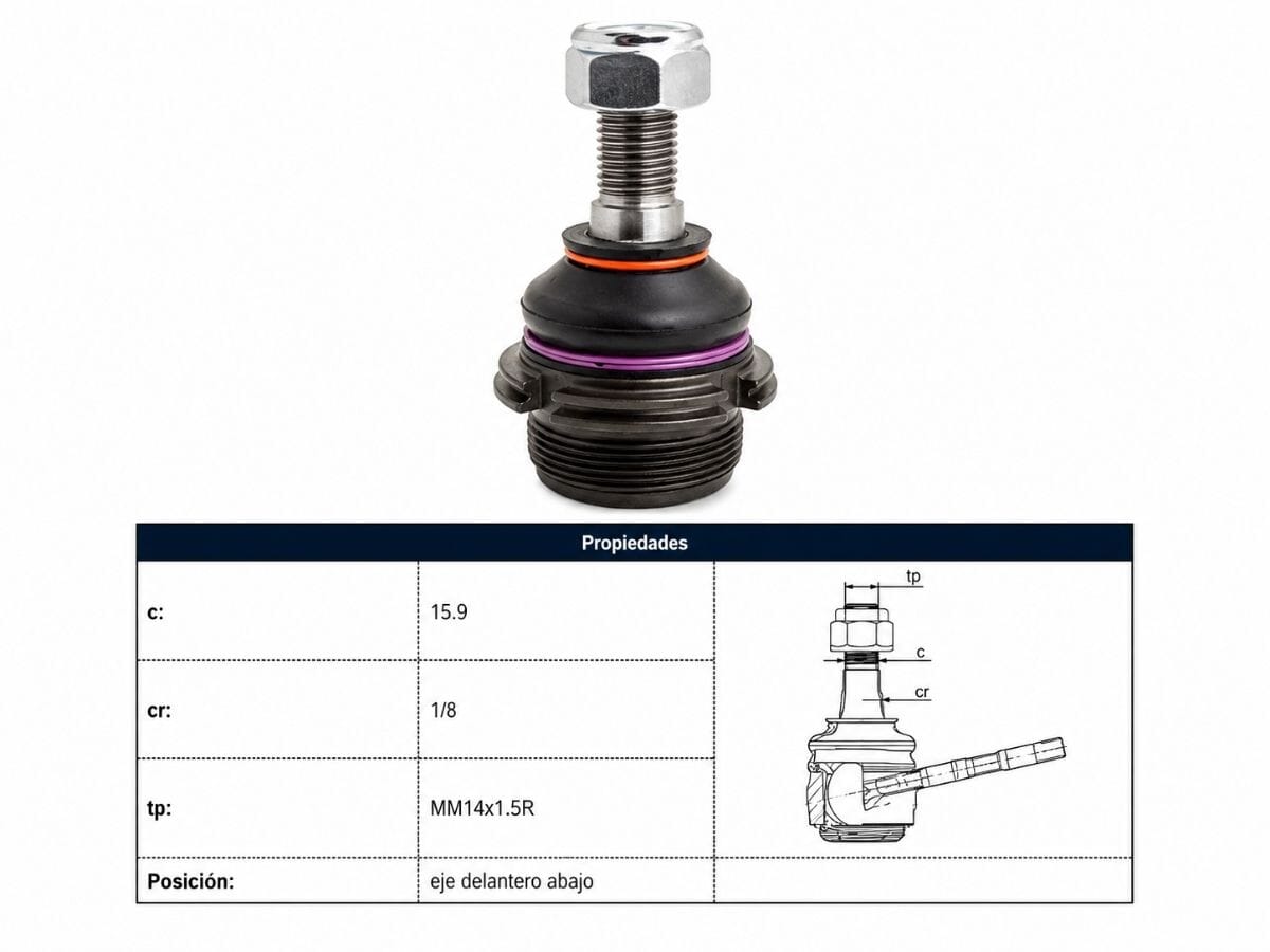 Rotula Del Peug 406/405 87-25 Der/Izq