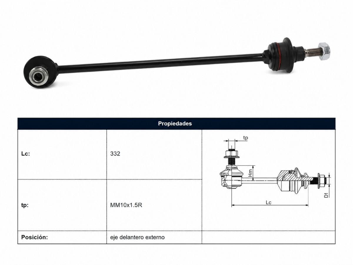 Bieleta Citroen C15, Peug 205/309 83-25 Der/Izq