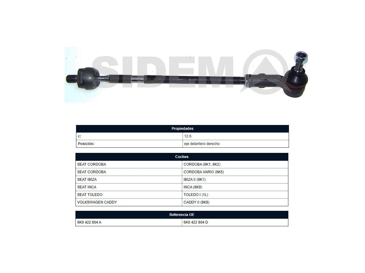 Mate Seat Cordoba Toledo Diesel Inca Diesel Volks Caddy Ii 93-25 Der/Izq