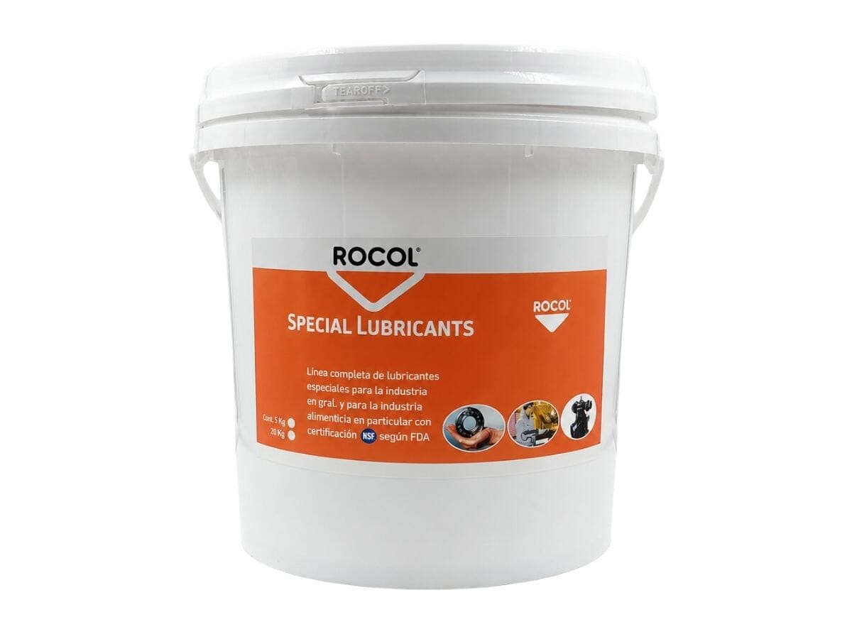 Grasa Alimenticia ROCOL FOODLUBE HPG-X2 NSF H1 para Altas Cargas y Temperaturas – 5 kg