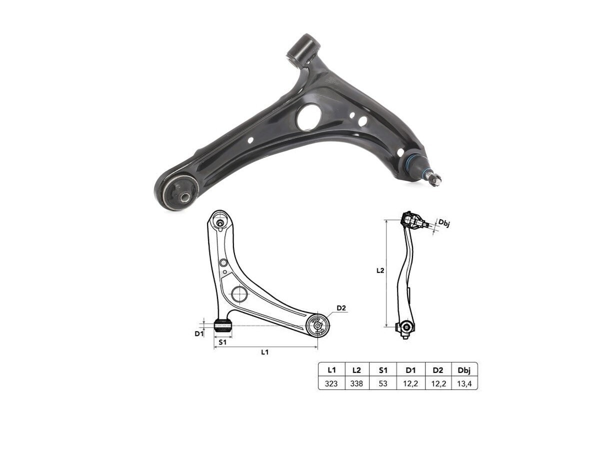 Parilla Suspension Delantera Faw GWM Haval Toyota Yaris 99-25 Der
