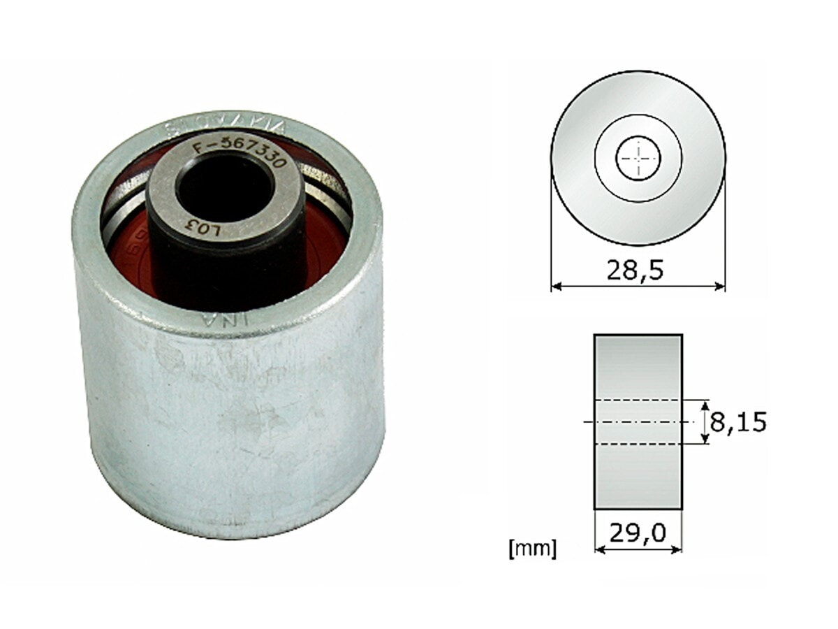 Tensor Guia Correa Dist. Audi A4/A3, Volks Vento 03-12