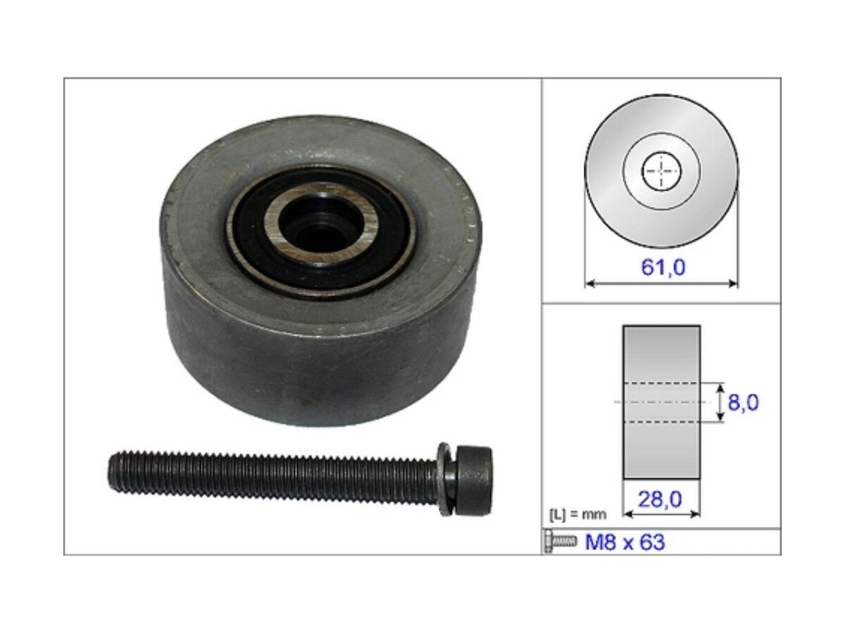 Tensor Guia Correa Distribucion Chevrolet Sonic Lt Ltz Tracker Ii Nafta Cruze I Lt Ltz 08-25