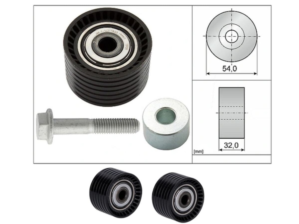 Tensor Guia Correa Distribucion Renault Scenic Laguna Duster Sandero Oroch Megane Captur 98-25
