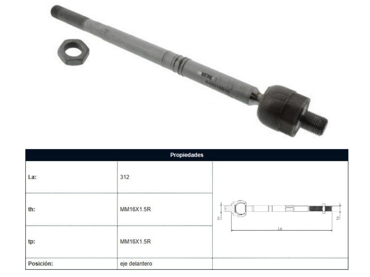 Mate Audi A3/Q3 Seat Leon Sc/Leon Cupra Sc Volks Vento Golf Tiguan 03-25 Der/Izq