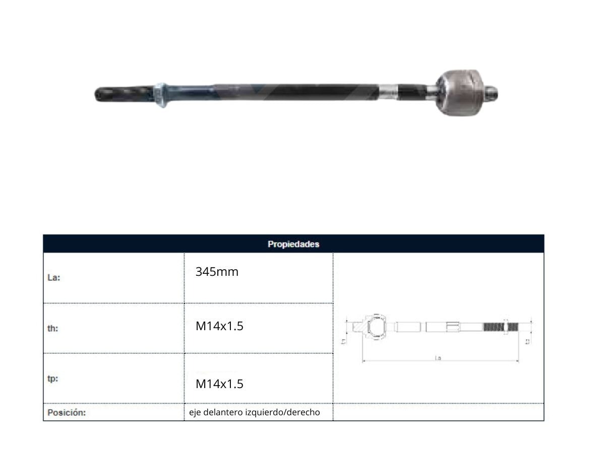 Mate Ford Focus 05-09 Der/Izq