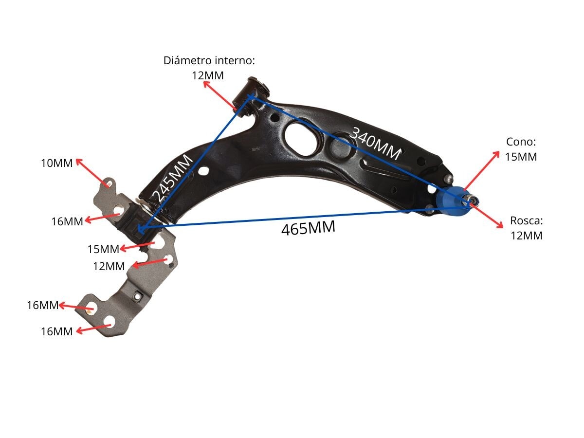 Parilla Suspension Del Fiat Palio Uno Way Uno Evo Modelo Nuevo Uno Attractive Siena Mobi Esay Fire Fiorino 04-25 Der
