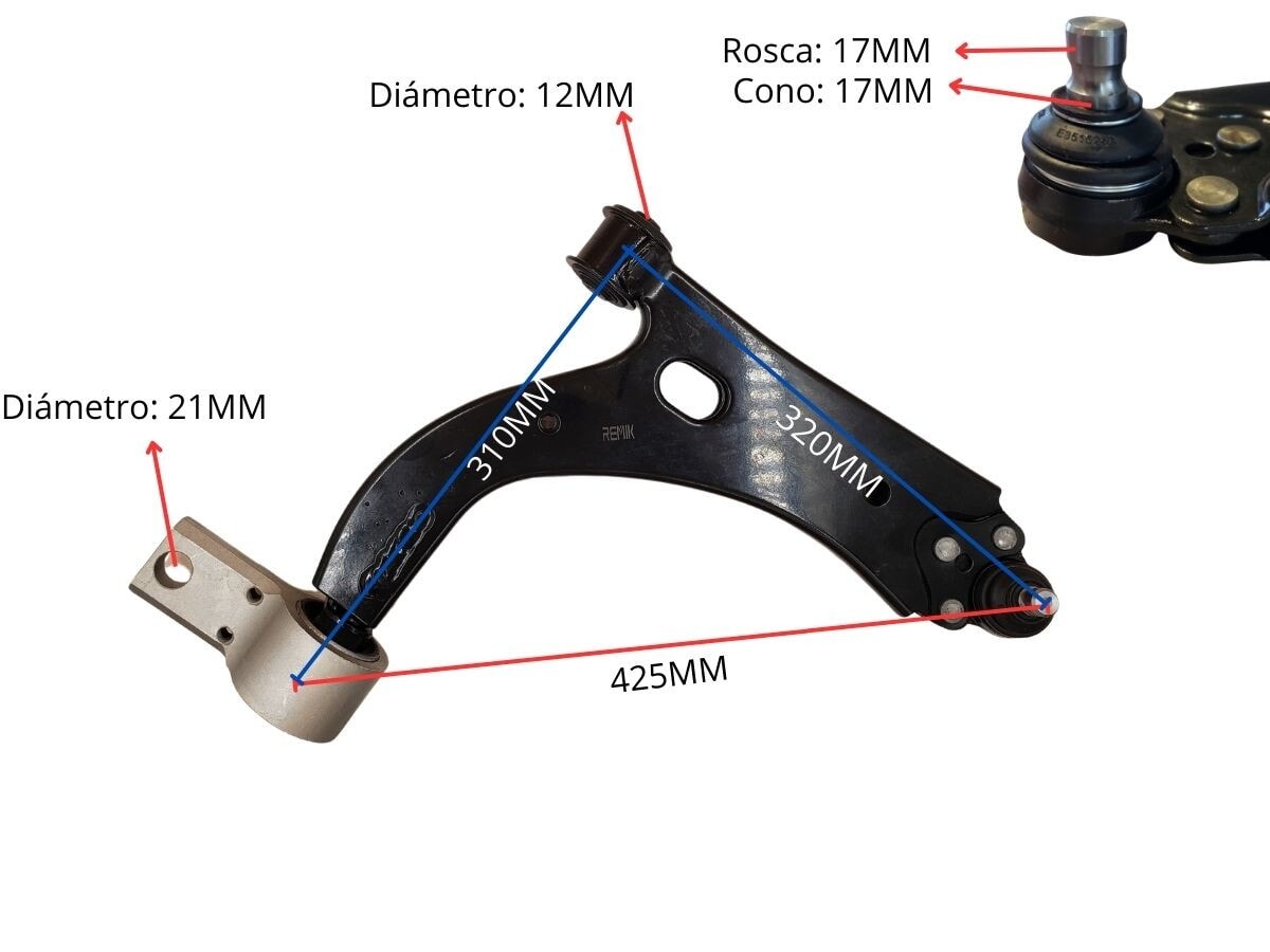Parilla Suspension Delantera Ford Fiesta Ecosport 05-14 Der