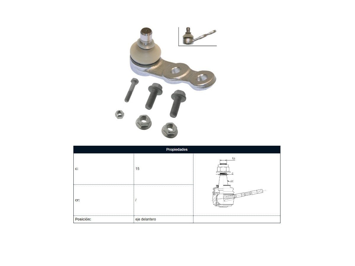 Rotula Chevrolet Corsa Combo Corsa 95-13 Der/Izq