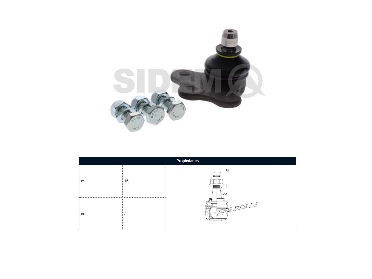 Rotula Del Chevrolet Montana Corsa Ii 00-12 Der/Izq
