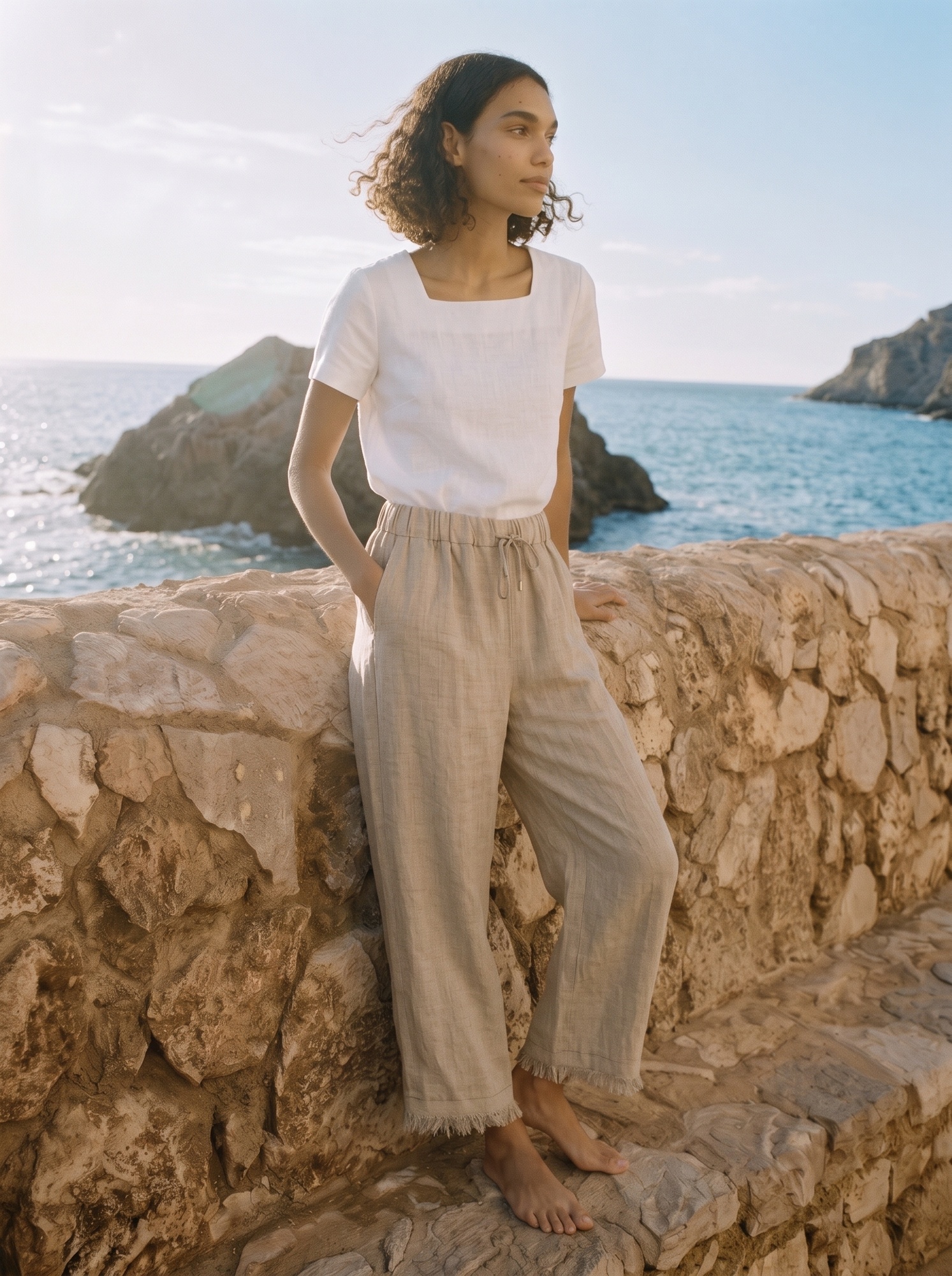Pantalon Capri