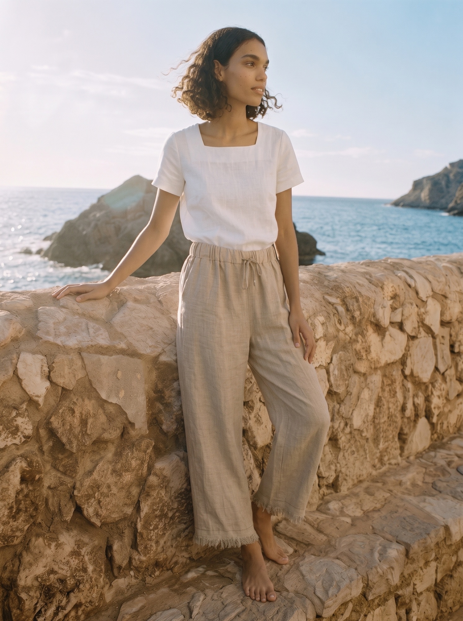 Pantalon Capri