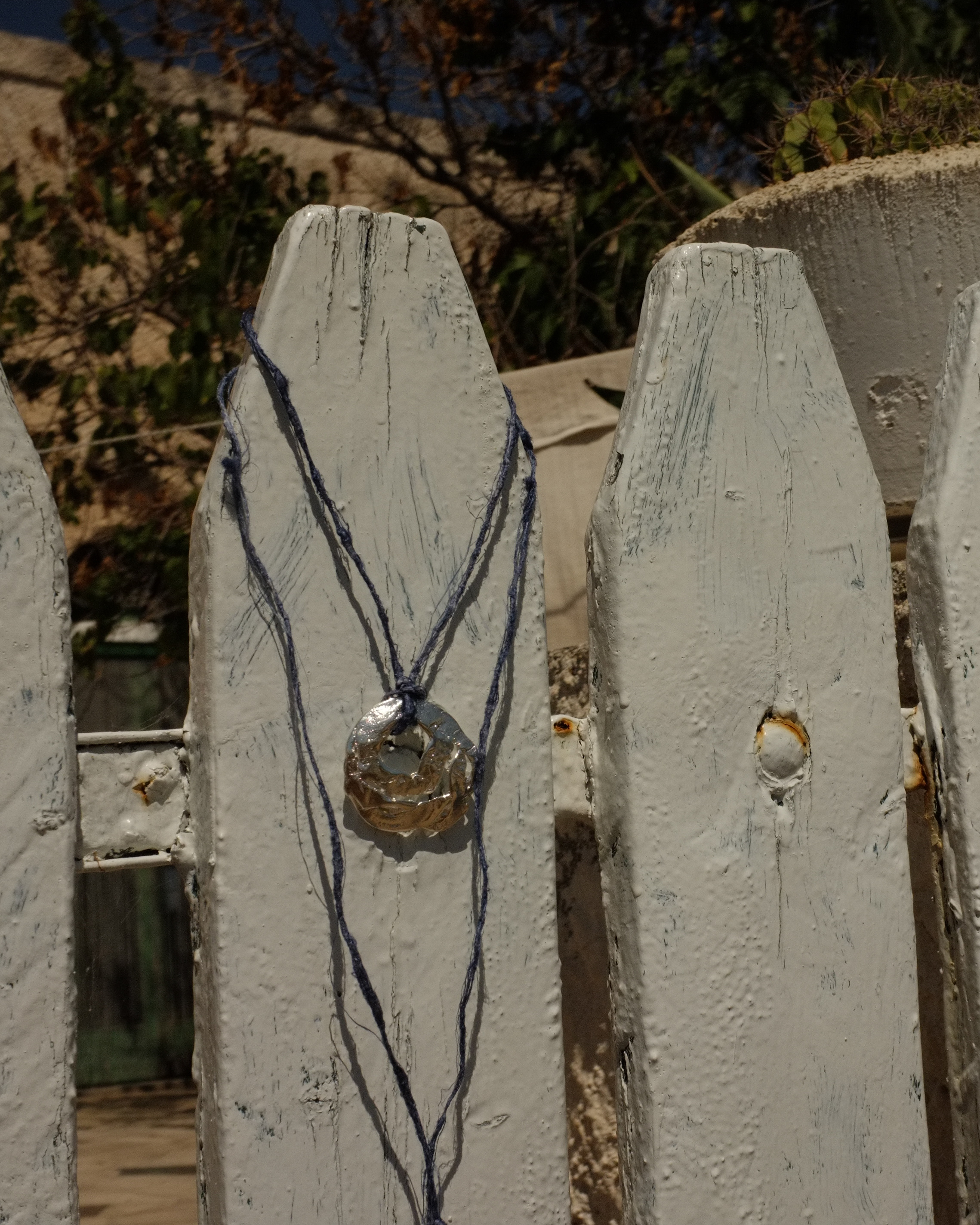 COLLAR IL SOLE, IL MARE (SEDA NATURAL)