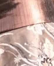 Mandi Marron y Bordado Flores Dorado