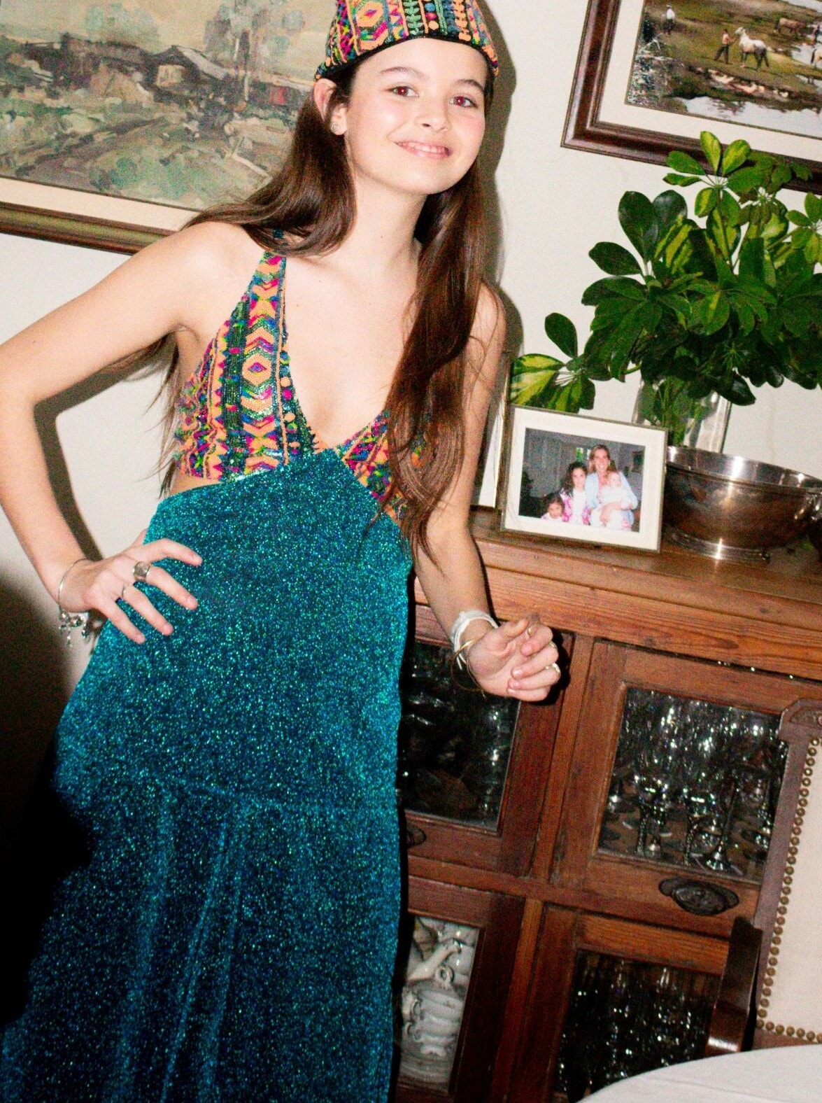 Vestido Opium Godet Long