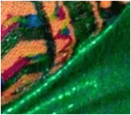 Mandi Verde y Lentejuelas Inca