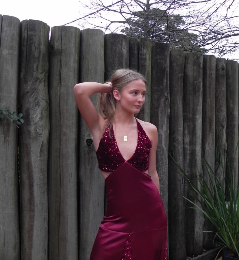 Vestido Opium Godet Long
