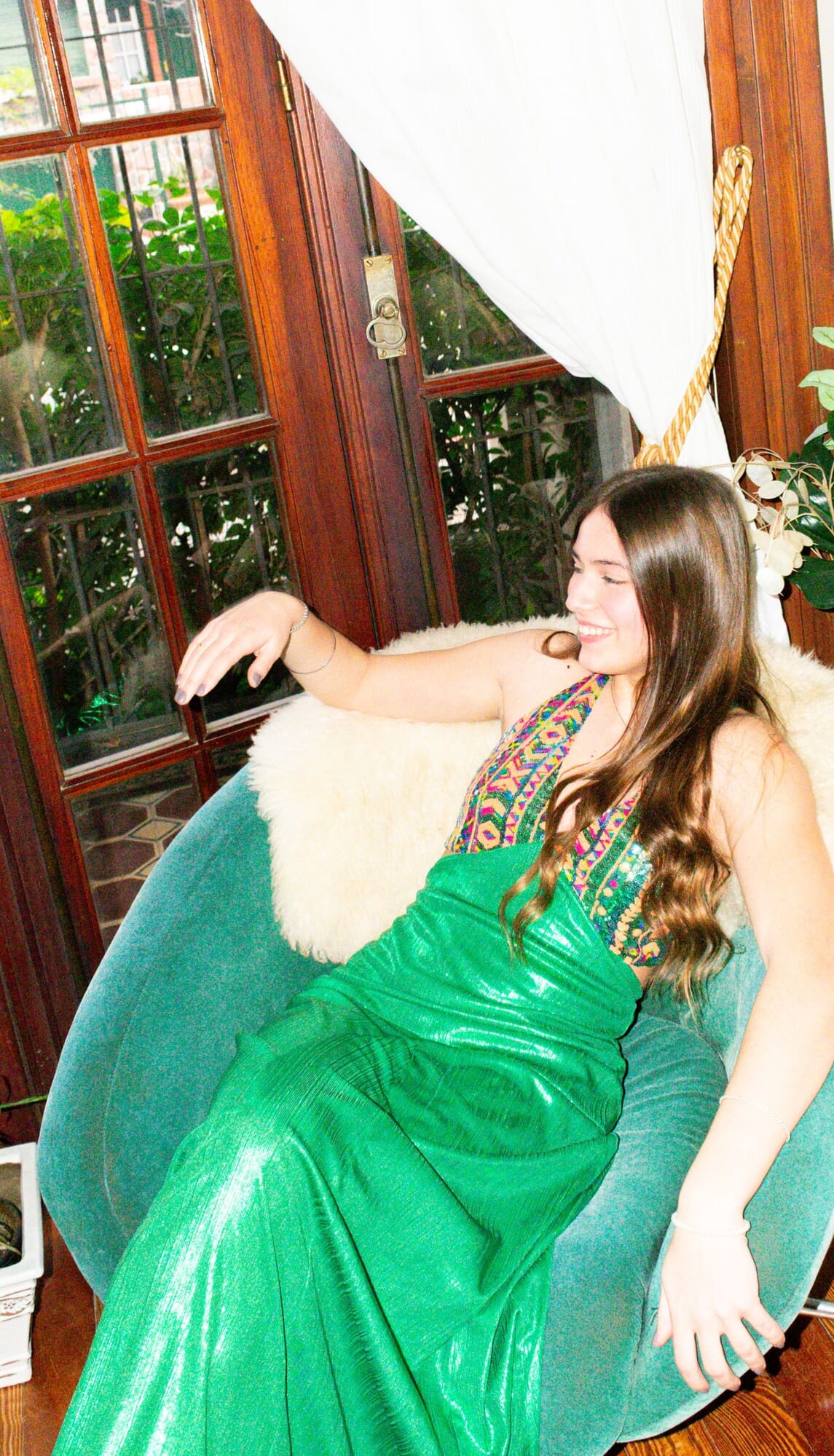 Vestido Opium Godet Long