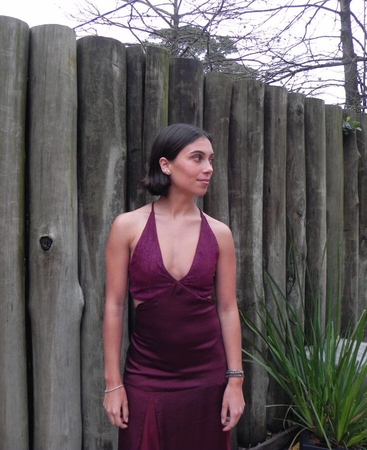 Vestido Opium Godet Long