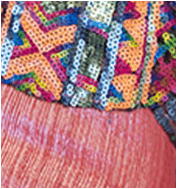 Mandi Salmon Plata y Lentejuela Inca