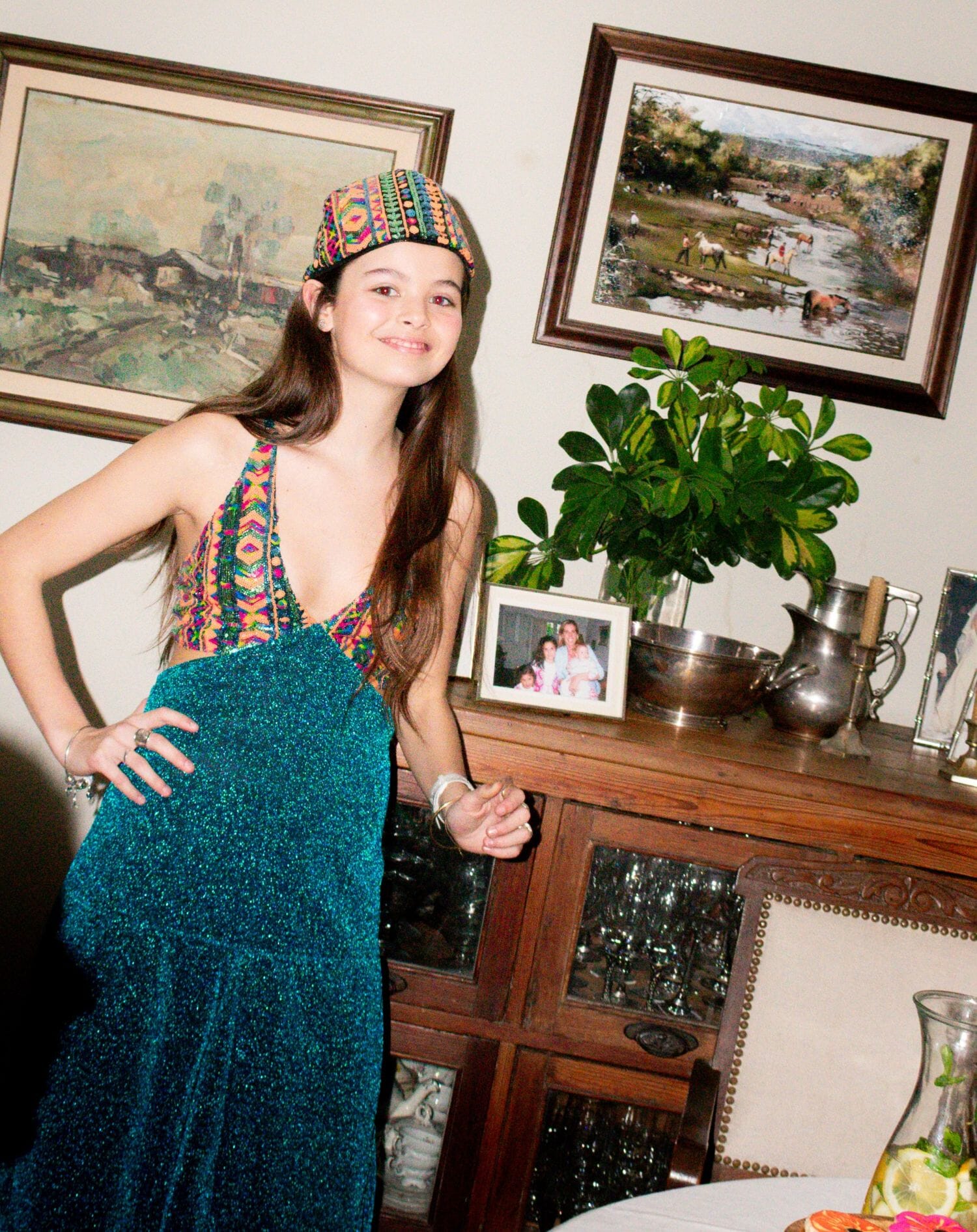 Vestido Opium Godet Long