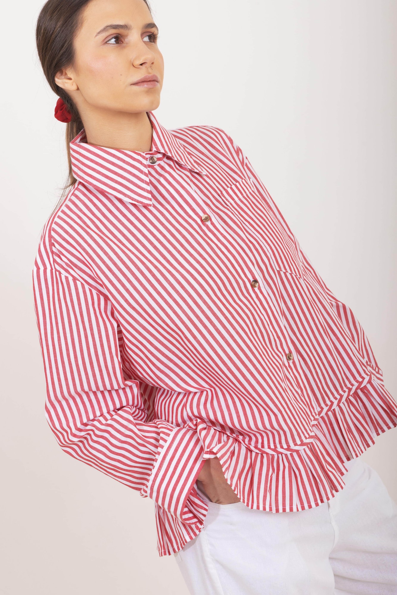 Camisa Burdeos