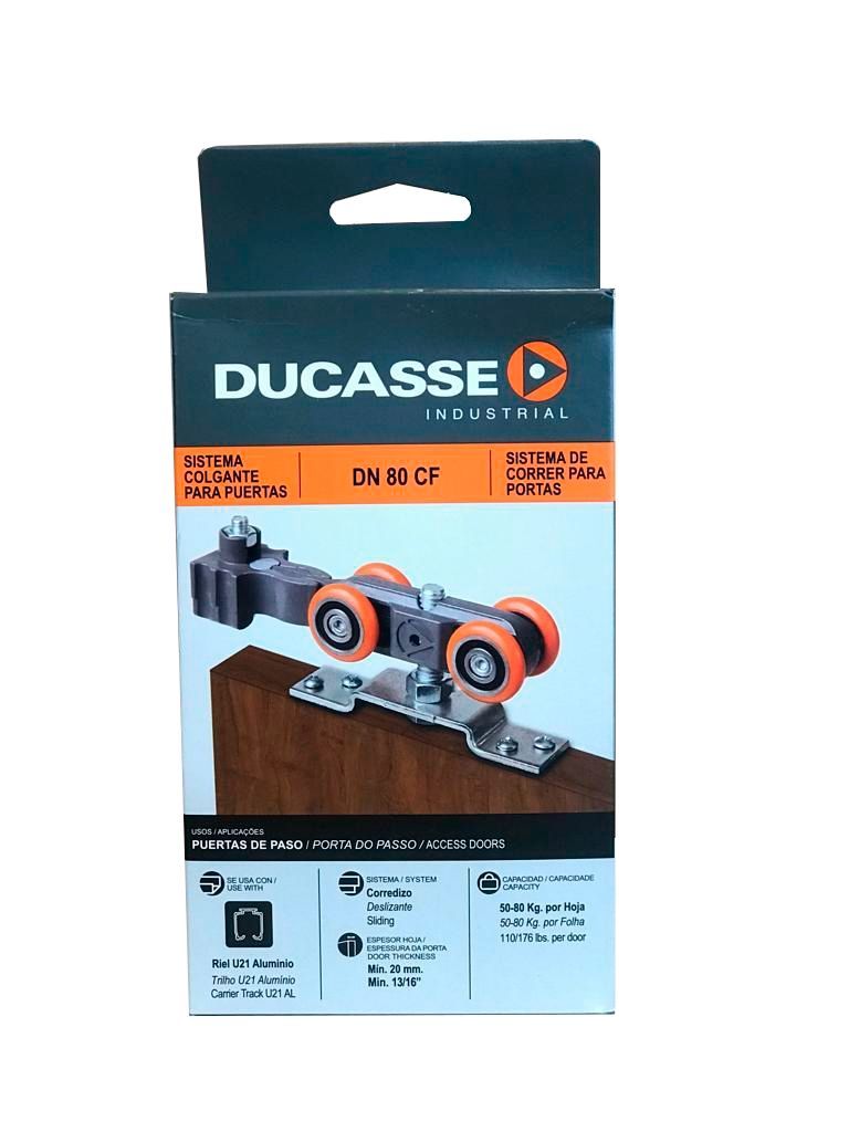 Sistema Corredizo Colgante Ducasse DN80 con Freno