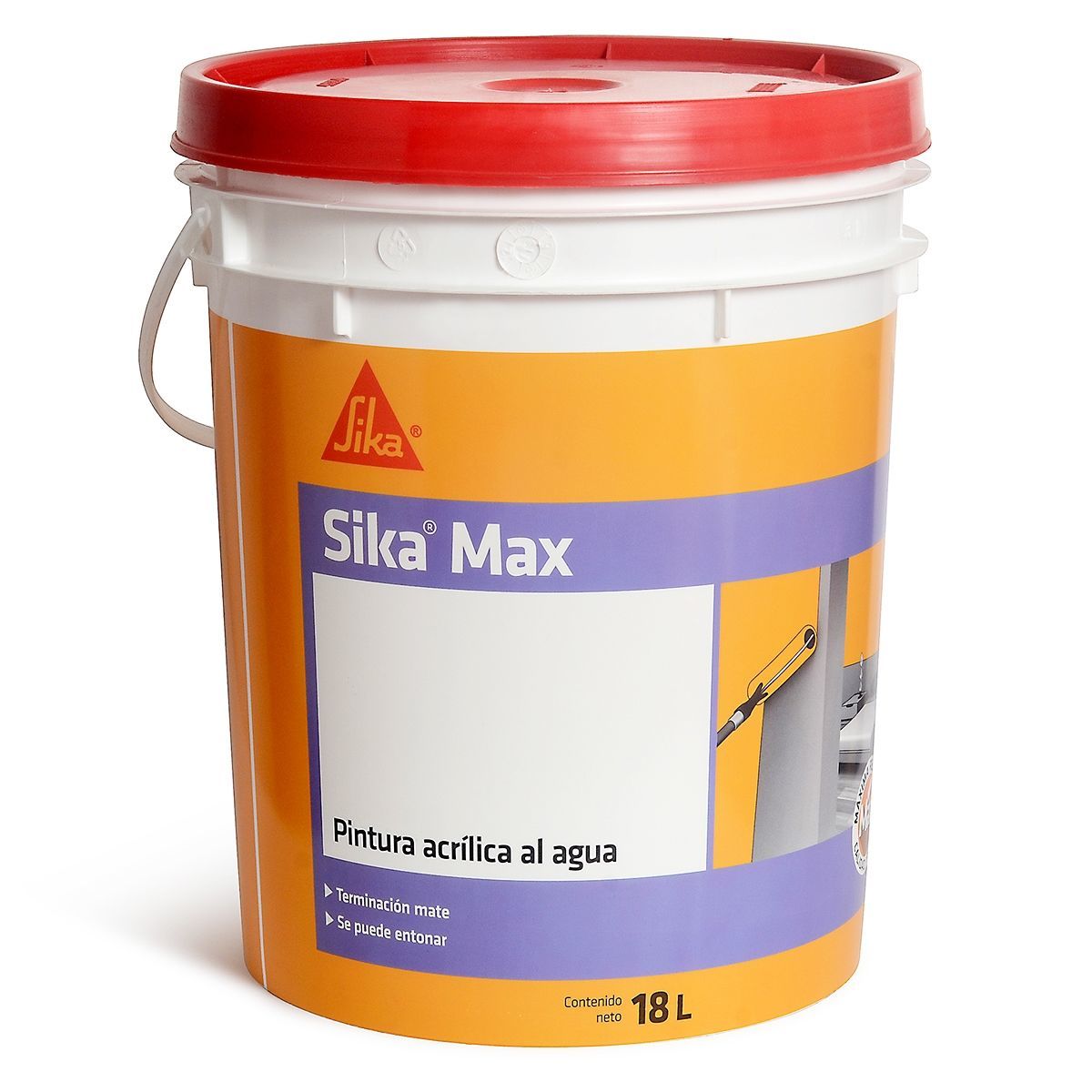 Pintura Latex para Interiores Sika Max Blanco 18 L